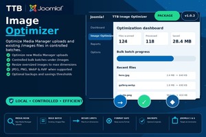 Joomla Image Optimizer Extension - TTB Image Optimizer