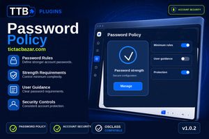 Osclass Password Policy Plugin - TTB Password Policy