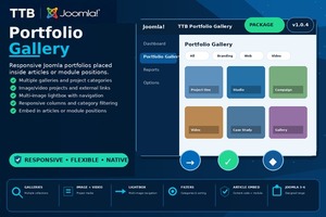 Joomla Portfolio Gallery Extension - TTB Portfolio Gallery