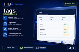 Osclass Listing Tags Plugin - TTB Tags