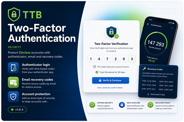 Osclass Two-Factor Authentication Plugin — screenshot 2