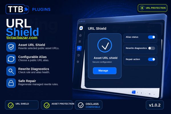 Osclass URL Shield Plugin - TTB URL Shield